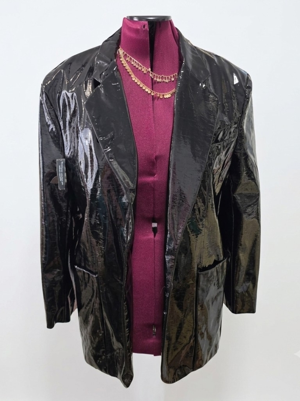 NWT AFRM Agnes Oversized Blazer in Noir - Picture 3 of 8